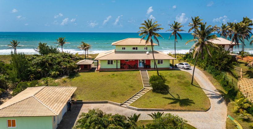 Casa com terreno frente mar a venda Porto de Sauípe