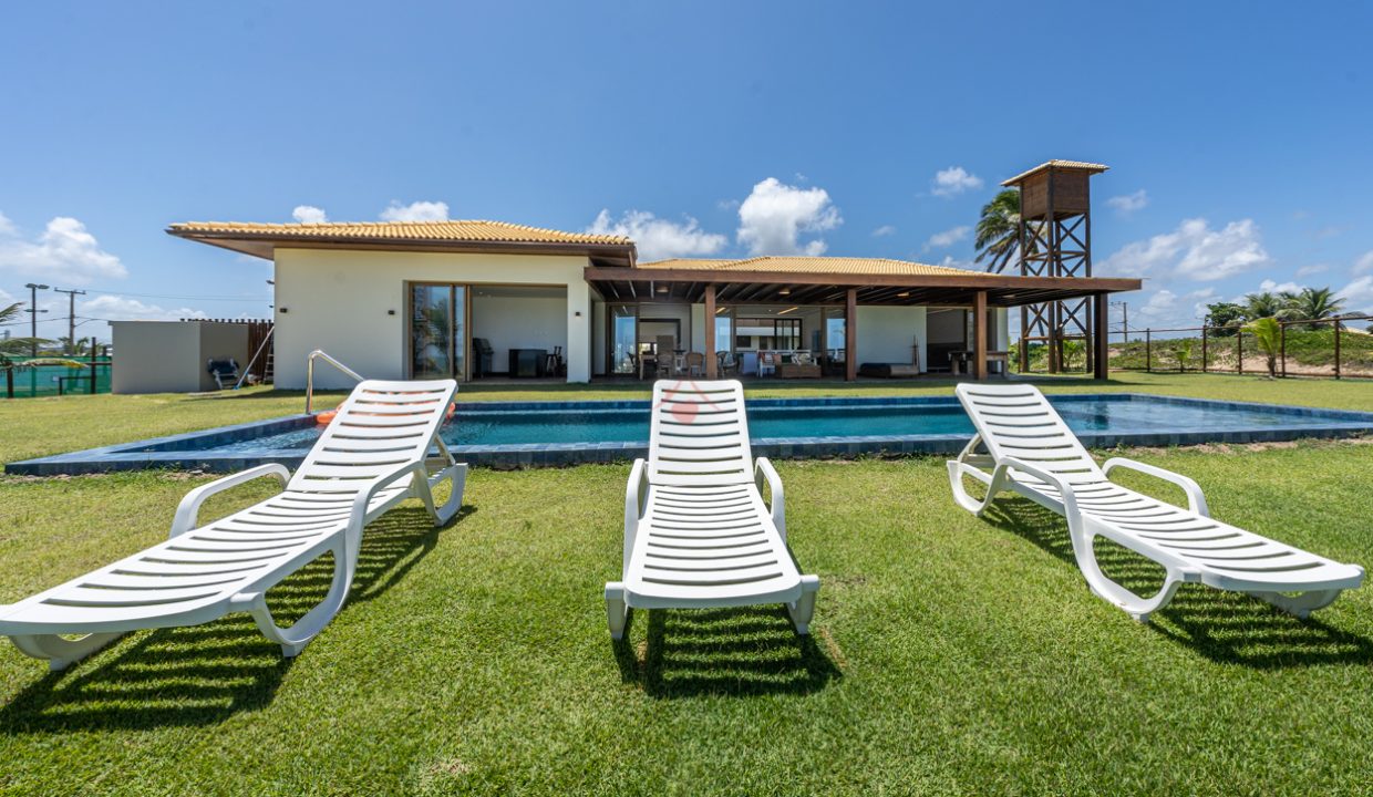 Casa de luxo frente a praia e fundo lagoa Praia dos lagos (2)