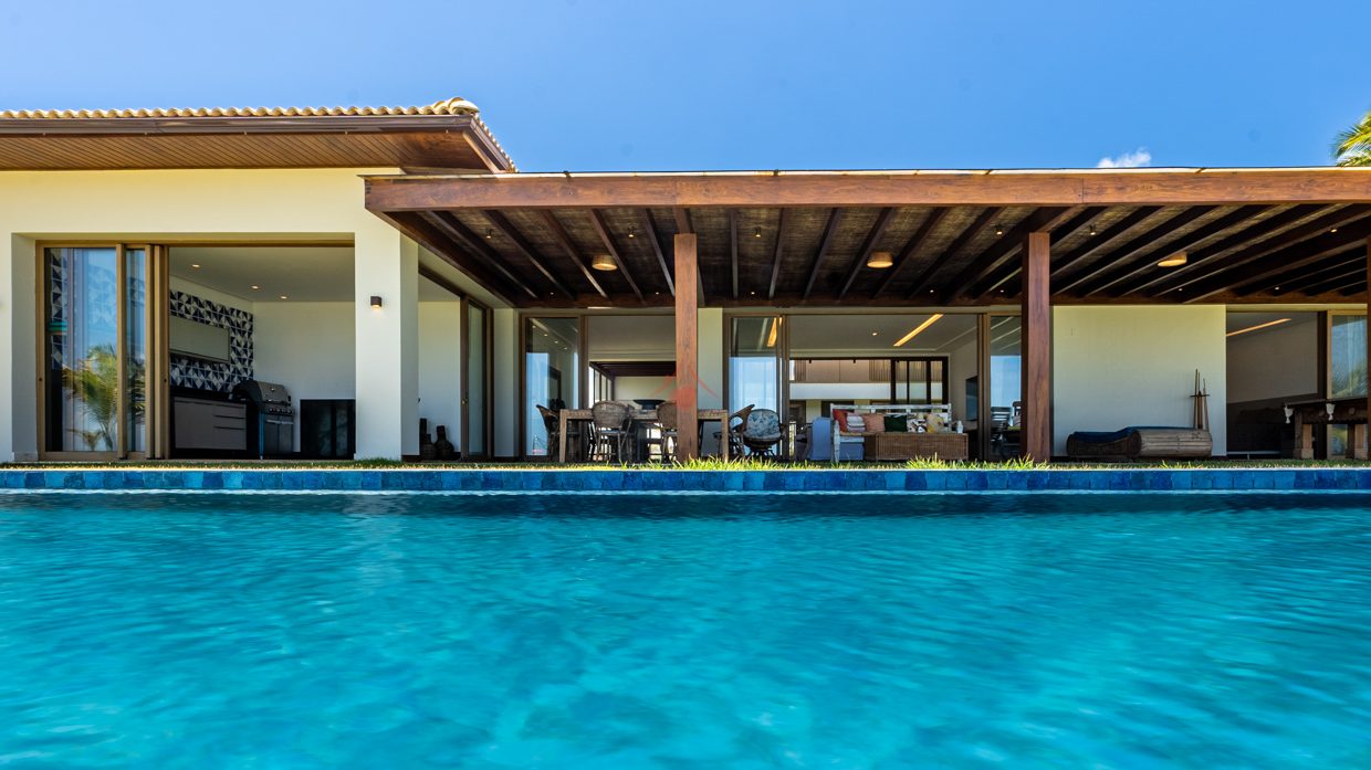 Casa de luxo frente a praia e fundo lagoa Praia dos lagos (3)